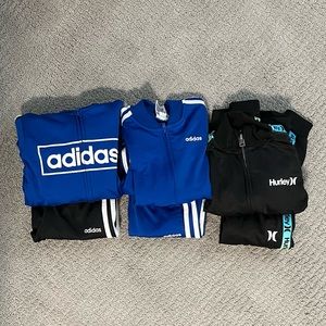 Boys Tracksuit 6 Bundle Adidas Hurley Nike Minecraft